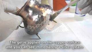 DIY silverplating with Tifoo Silver Gel  Silvering Gel [upl. by Malamud934]