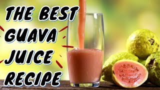 How To Make Guava Juice At Home  Healthy Guava Juice [upl. by Winshell]