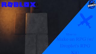 How to Make a Roblox RPG Spawned Mobs and More Droplets RPG Kit Roblox Studio BWKing16 [upl. by Azer]