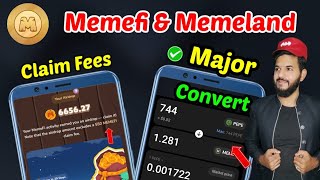 Memefi Claim fees amp memeland MEMES Convert  Major ByBit listing task  Memefi Listing and TGE [upl. by Karyn]