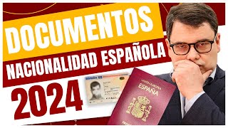 Documentos Nacionalidad Española 2024 📋🇪🇸 [upl. by Imis]