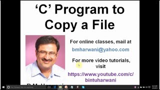 C Program To Make A Copy Of An Existing File in Hindi [upl. by Aztiraj]