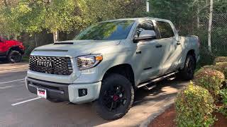 Toyota Tundra TRD Pro in Lunar Rock with BFGoodrich KO2s These or Nitto Ridge Grapplers [upl. by Sivrad]