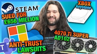 HW News  Microsoft Keeps Ruining Windows Valve Lawsuit 4090 in the 4070 Ti Super [upl. by Tterrej]