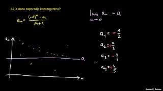 Ali je zaporedje konvergentno 3 [upl. by Aldred]