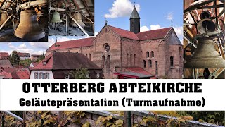 Otterberg Abteikirche Geläutepräsentation Turmaufnahme [upl. by Gnanmas]