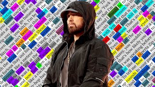 Eminem The Realest  Rhyme Scheme Highlighted [upl. by Lertram65]