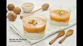 Mousse di cachi e yogurt greco con coulis di cachi  Ricette che Passione [upl. by Dill256]