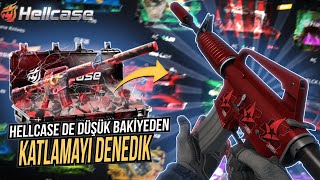 HELLCASE DE TEK KASADAN 1100 LIK SKIN ÇIKARDIK 😱 CSGO KASA AÇILIMI PROMO CODE [upl. by Gorrian]