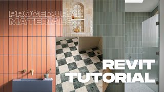 Procedural Materials in Revit [upl. by Denney301]