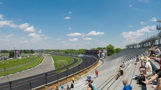 James Hinchcliffe Indy 500 Qualifying Crash 2019  From Turn 2 Stands [upl. by Anerda844]