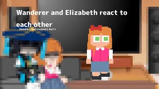 Wanderer and Elizabeth Afton react Genshin x Fnaf crossover pt1 [upl. by Aehtrod]