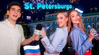 Dos CHICAS RUSAS nos LLEVAN de FIESTA en la NOCHE de SAN PETERSBURGO [upl. by Zahc789]