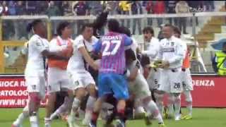 Andujar Goalkeeper beats Barreto  Catania VS Palermo  21413 [upl. by Notxam]