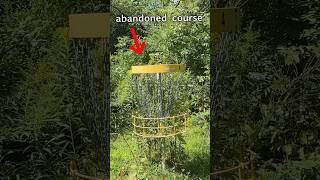 i investigated an abandoned disc golf course🫨🥏 [upl. by Ahsiekal]