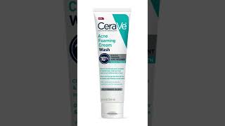 CeraVe Acne Foaming Cream Face Cleanser  Clear Acne amp Maintain Skins Natural Barrier skincar [upl. by Einamrej484]