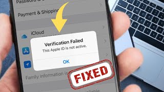 verification failed this apple id is not active  verification failed apple id  inactive apple id [upl. by Hogen]