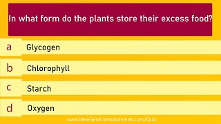 Botany Quiz  25 Questions and Answers for All Competitive Exams  General Science MCQ  Biology 🌵☘ [upl. by Kurtzman]