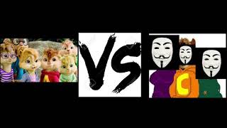 Chipmunks and chipettes vs chiplunks rap battle [upl. by Nerehs]