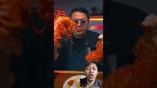 mukbang sausage food sausagerolls spicy spaghetti eating funny asmr makanemojienak [upl. by Zeni]