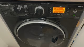 Hotpoint Washer Dryer  Starting Whites 60c with drying [upl. by Niawat]