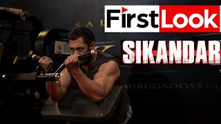 SIKANDAR  FIRST LOOK OUT  Salman Khan  Rashmika mandana  Kajal Aggrawal [upl. by Florella]