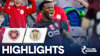 Hearts 40 St Mirren  Oyegoke Screamer Seals First Win Under Critchley  William Hill Premiership [upl. by Nilde]