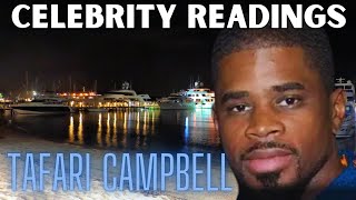 CELEBRITY READINGS TAFARI CAMPBELL [upl. by Aindrea]