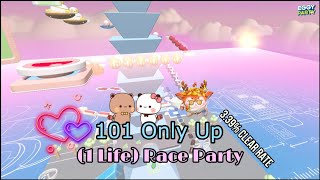 Eggy Party  101 Only Up  1 Life Race Party Eggyverse Gameplay iOS [upl. by Ynotna]