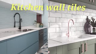 kitchen wall tiles design ideas modular kitchen cabinets kitchentiles kitchencabinetdesign [upl. by Frannie808]