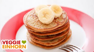 Bananen Haferflocken Pancakes [upl. by Laresa]