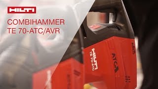 INTRODUCING the Hilti TE 70AVRATC combihammer [upl. by Gnuhc385]