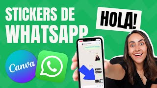 Cómo crear un Sticker para Whatsapp  ¡GRATIS y FÁCIL [upl. by Nwahsad]