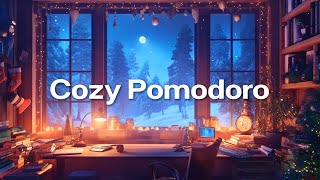 Cozy Christmas Pomodoro 🕰️ 5010 Study Timer  Lofi Deep Focus Work With Me Stay Motivated [upl. by Simdars474]