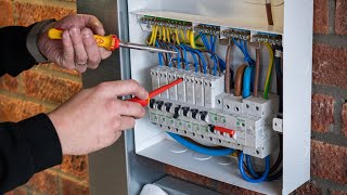 Crazy domestic consumer unit install  Part 2 [upl. by Zanahs]