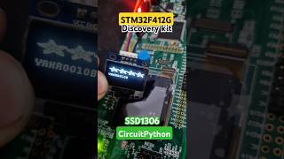 STM32F412GDiscovery 2  CircuitPythonSSD1306 OLED trending stm32 [upl. by Hermia]