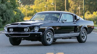 1968 Shelby GT500KR 4 Speed Raven Black [upl. by Arrik]