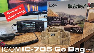 ICOM IC705 Go Bag Setup amp Demo [upl. by Herta]