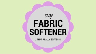 DIY Fabric Softener that REALLY Softens [upl. by Ennylhsa]