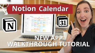 Notion Calendar Walkthrough Tutorial Brand New Productivity App [upl. by Woodhead77]