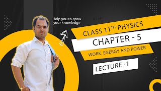 PHYSICS  CLASS 11th  CHAPTER 5  WORK ENERGY AND POWER  LECTURE 1  BY VIPUL SIR [upl. by Laney]