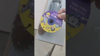 Never install a toothed saw blade on an angle grinder Woodworkingviralvideo tools [upl. by Aimo226]