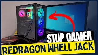 Setup Gamer Gabinete Redragon Wheel Jack  RTX 3060  i77700k [upl. by Noteek]