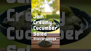 Jain Cucumber Salad 🥗 cucumbersalad saladrecipe healthydiet [upl. by Trojan]