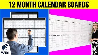 10 Best 12 Month Calendar Boards 2019 [upl. by Lowis728]