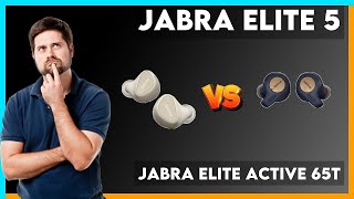 Jabra Elite 5 vs Jabra Elite Active 65t Comparison [upl. by Domenico41]