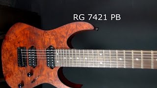 Ibanez RG7421PB 7 String  Solo  Lee Wrathe [upl. by Gnuh]