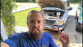 Brand New Engine Wont Stop Overheating  F150 54 4v Navi Swap Tow Rig project [upl. by Aay]