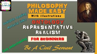 Philosophy Representative Realism  John Locke For Beginners [upl. by Doralyn110]