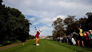 Condensed Second Round  2022 Gainbridge LPGA [upl. by Llednek]